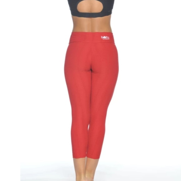 Booty by Brabants Pants \u0026 Jumpsuits | Bbb Cropped Capri Flamengo Leggings | Poshmark